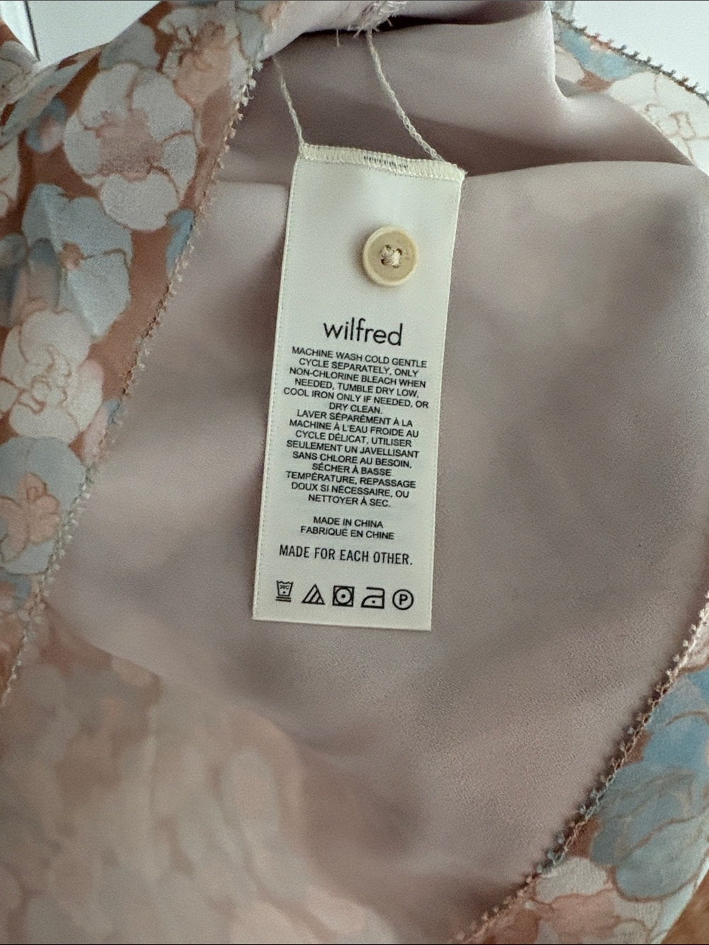 Wilfred Boho Floral Smocked Waist Lined Floral Midi Dress – Size M - Picture 10 of 11